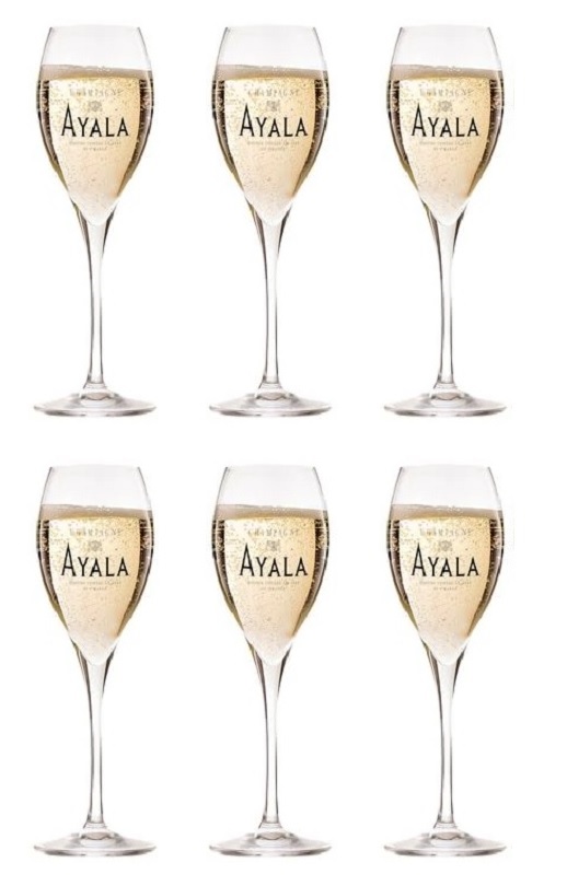 Ayala Champagne Glasses - Set of 6