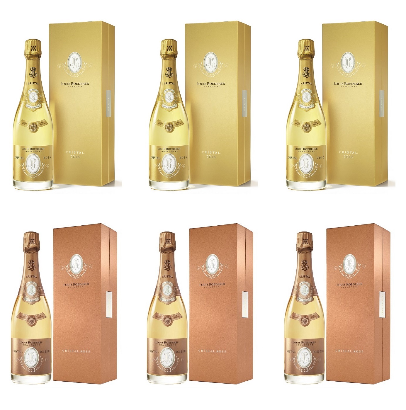 Louis Roederer Cristal Champagne Mixed Case (6 x 75cl)