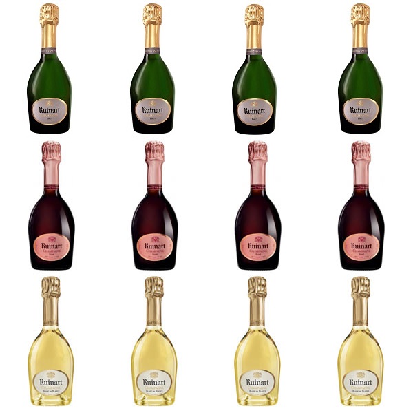 Ruinart Champagne Half Bottles Mixed Case (12 x 37.5cl)