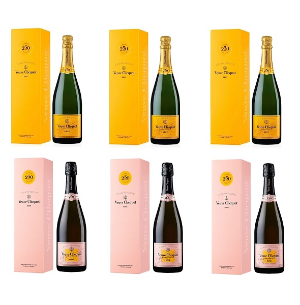 Veuve Clicquot Champagne Mixed Case (6 x 75cl)