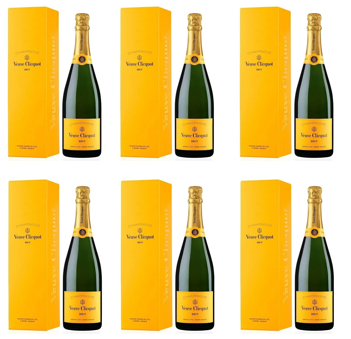 Veuve Clicquot Brut NV 6 X 75cl - CASE DEAL