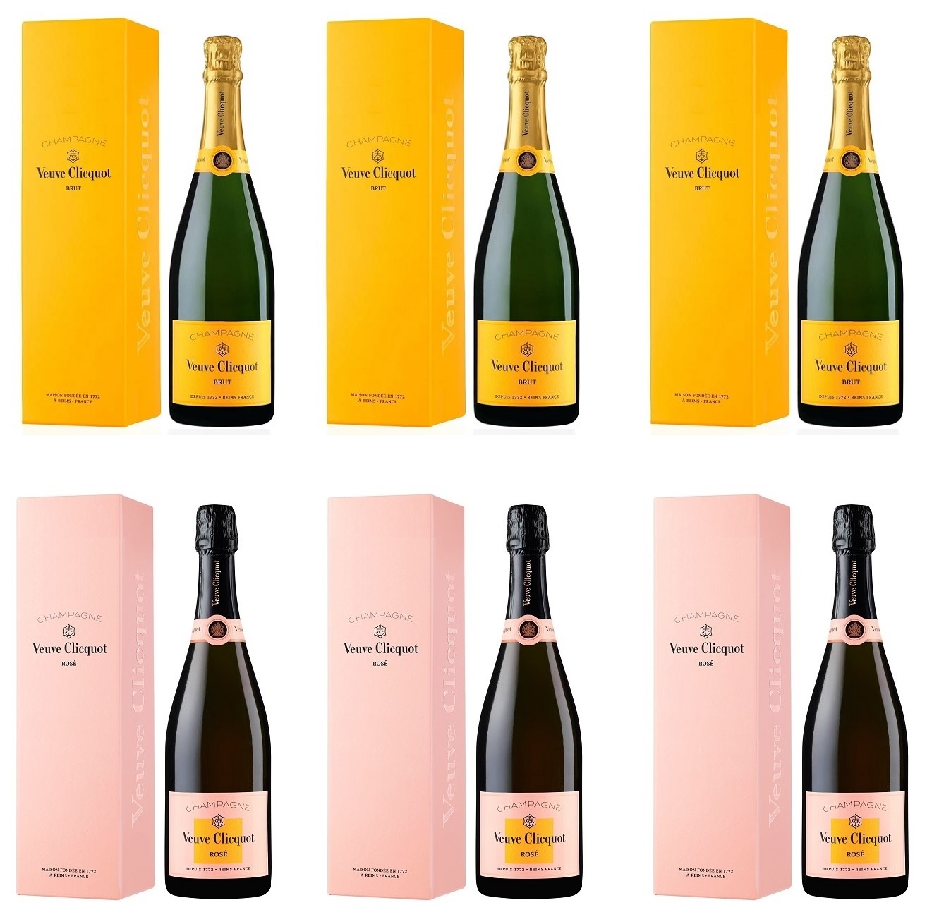 Veuve Clicquot Mixed Case (6 x 75cl)